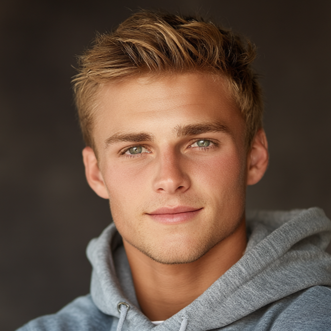 A man's face