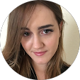 A face of a woman